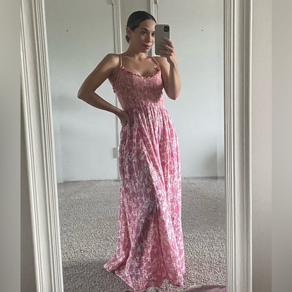 Free People Floral Midi Dress